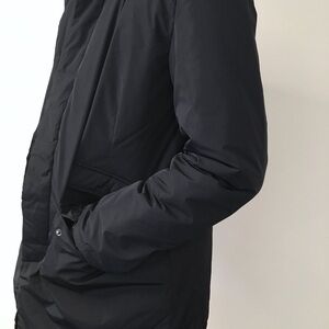 NATIVE YOUTH Black Puffer Jacket Weather-Resistant